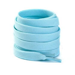 1 Pair Double Layer Flat Shoelaces Fine Lines Weave Black White Shoe Lace Used For High-top Casual Canvas Shoes AF1 Shoelace