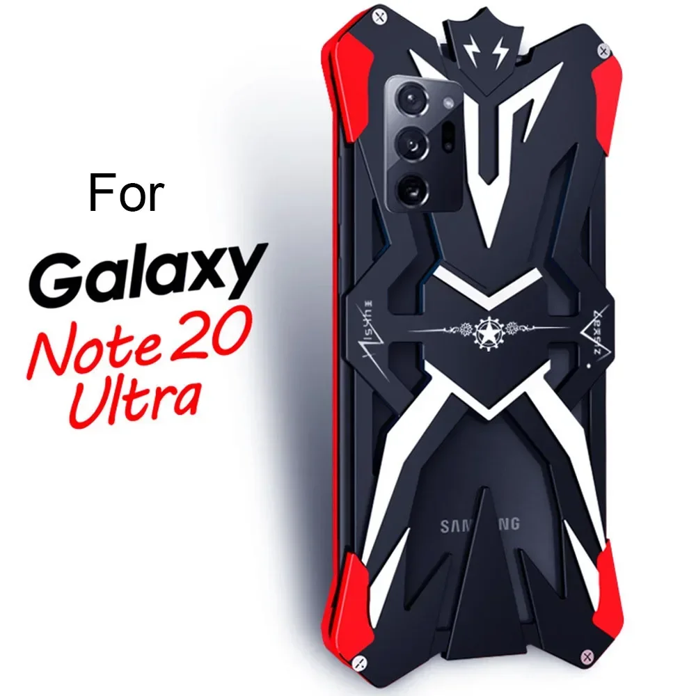 Schokbestendig Aluminium Metal Armor Case Voor Samsung Galaxy S25 FE S22 S23 S24 Ultra S20 S23 S24 Plus Note 20 Ultra Case Cover Funda