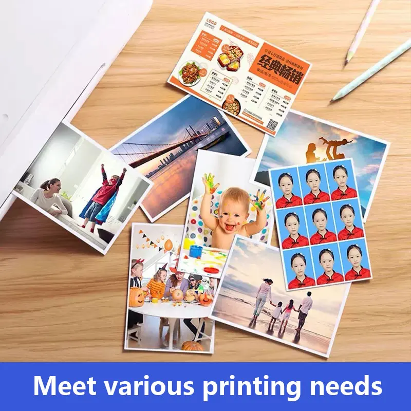 100pcs 5/6/7 Inch Quality Photo Paper Photo Studio Paper And A4 Glossy Photo Paper Suitable For Inkjet Printers Album Photos