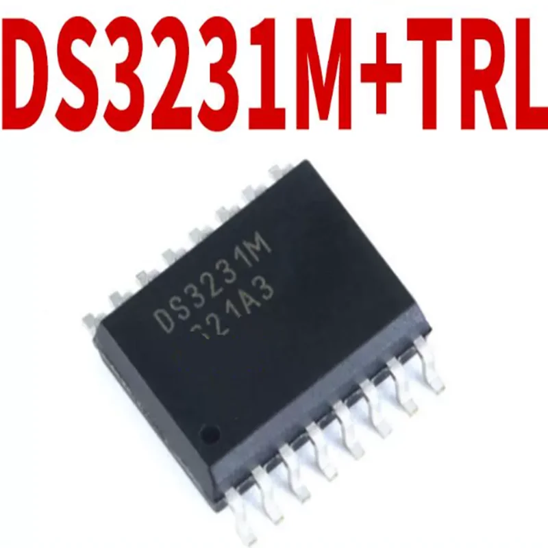 5PCS-20PCS DS3231M SOP16 DS3231M+TRL  Real-Time Clock (RTC)  Temperature Compensated Crystal Oscillator (TCXO)