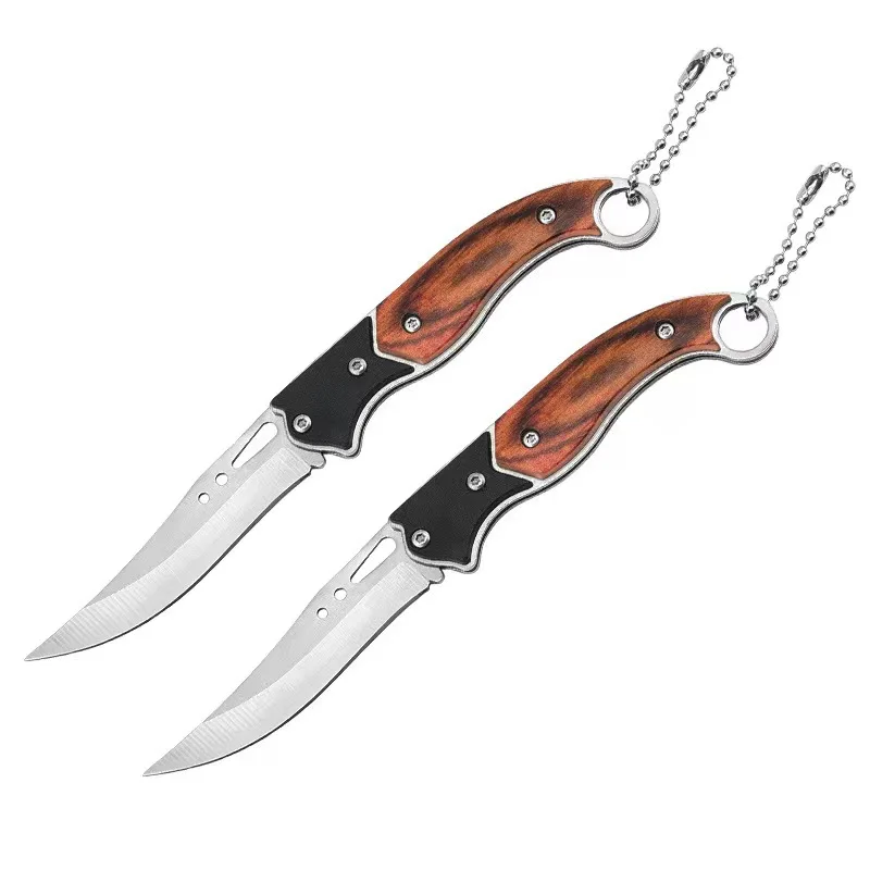 Wholesale of outdoor mini folding knives by manufacturers, dismantling and delivery of stainless steel knives, portable and self