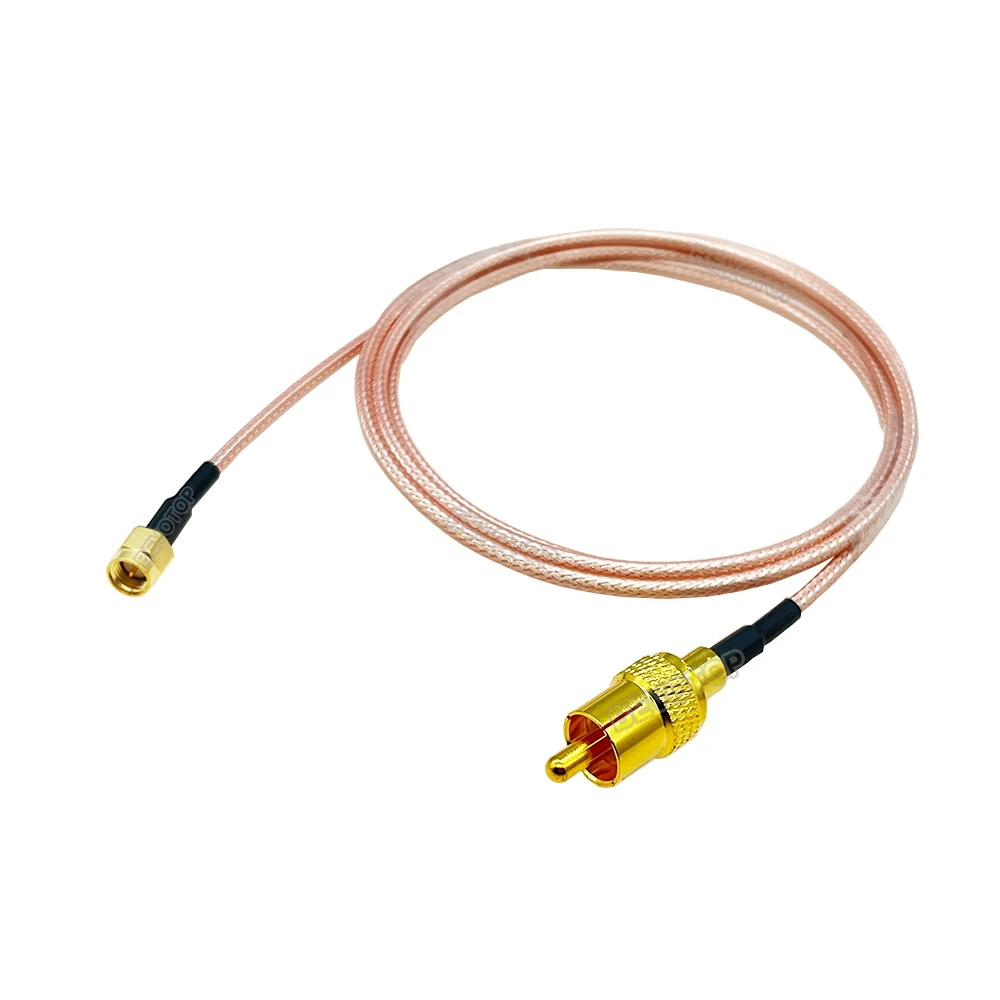 1Pcs Sma Male / Female Naar Rca Male Plug RG316 Rf Coaxiale Kabel Rf Connector Verlengkabel Jumper Rca naar Sma Video Recorder