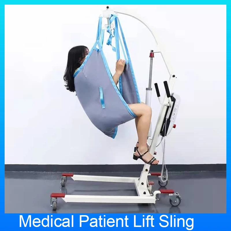 GHORTHOUD Medical Patient Lift Sling 605lb Capacity Divided Leg Slings for Patient Lift For Half Paralysis Walking Disability