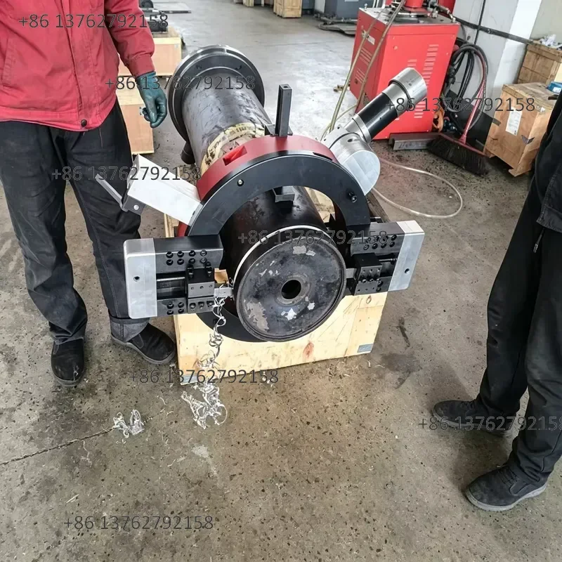 【2026】 OCS-325 Engine Gear Motor Clamshell Electric Pipe End Facing Beveling Chamfering Machine China Factory with CE