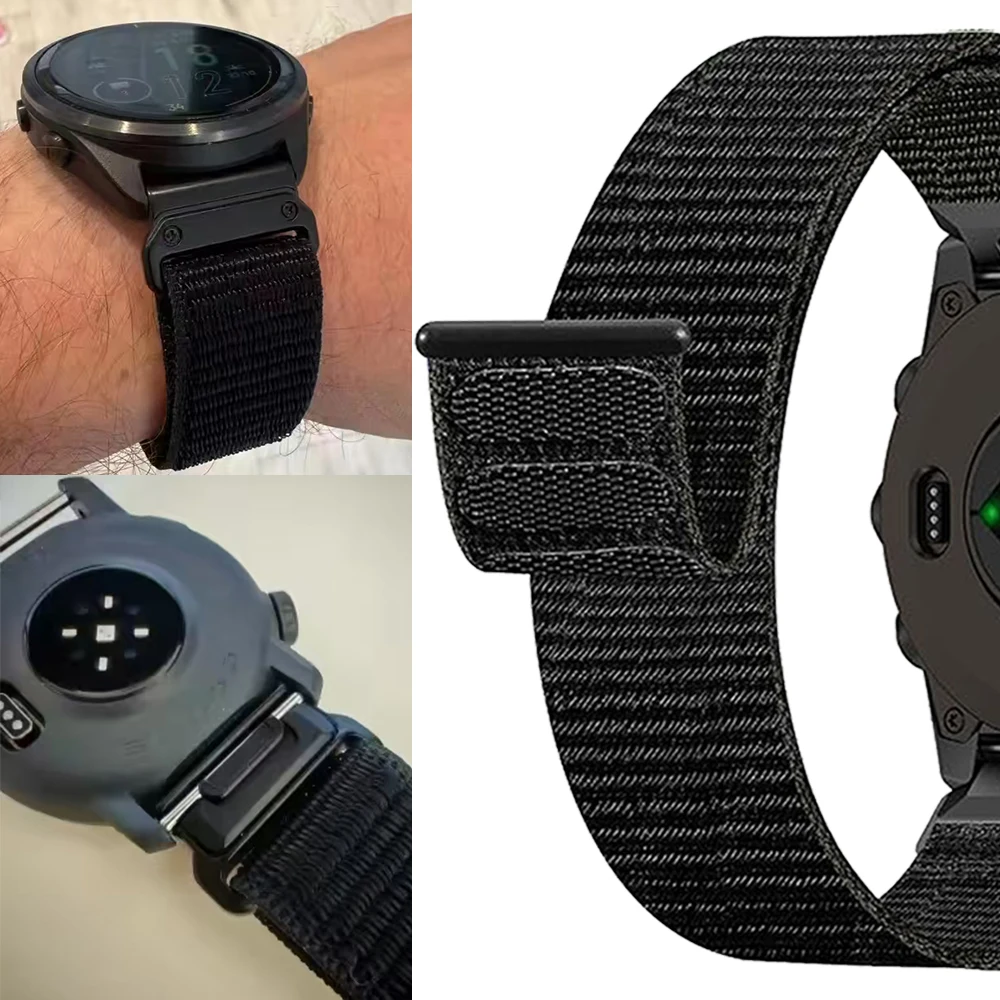 22/26mm Quick Fit Nylon Loop Armband Für Garmin Fenix 8 pro Enduro 3 2Tactix 8 Instinct 2x Epix Gen 2/Pro Armband Zubehör