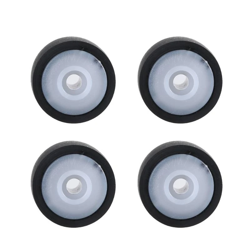 Conjunto 4 rodillos pellizco caucho Polea correa cassette presión para grabadoras grabadoras Equipo