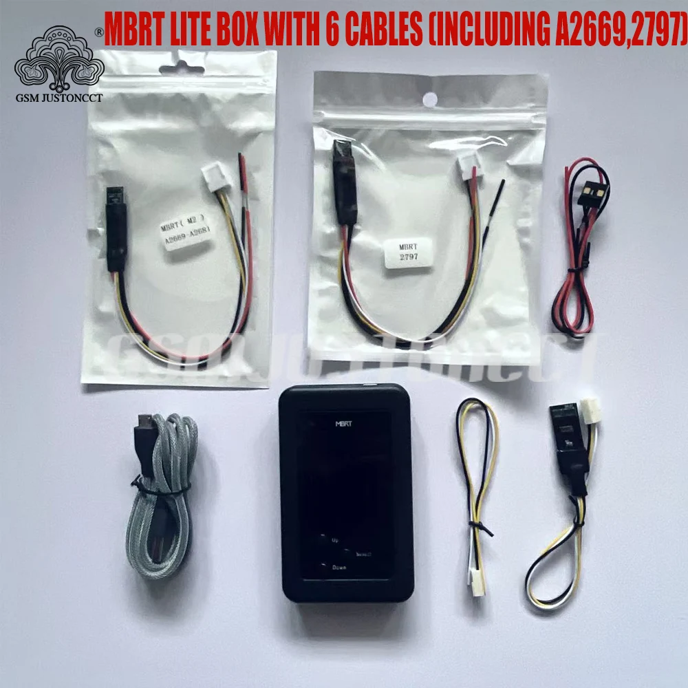 MBRT Dongle with 6 Cables (Including A2669 Cable for MacBook Air M2 (A2681), Air M3 (A3113) A2797 Cable for Air 15