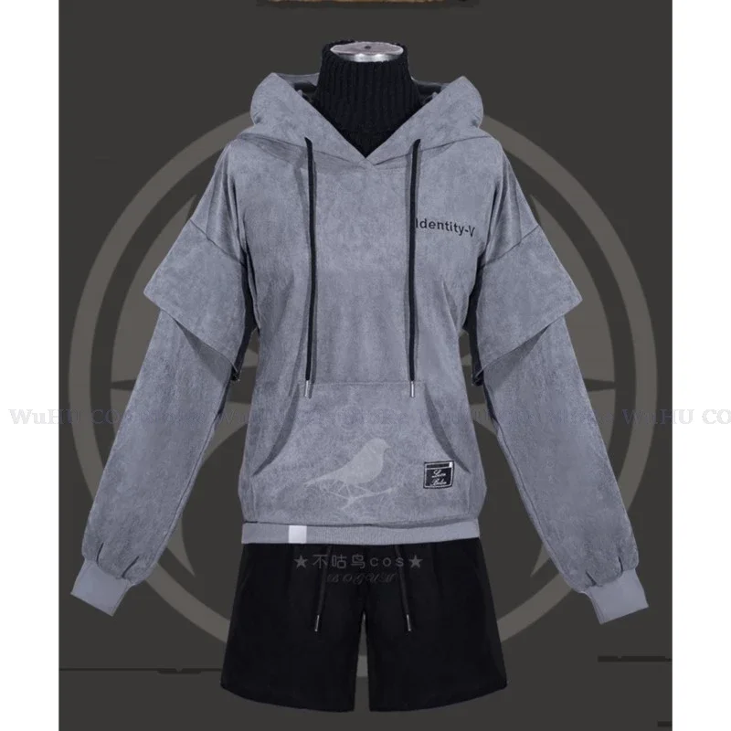 Spel Identiteit V Luca Balsa Gevangene Cosplay Kostuum Esports Hoodie Dagelijkse Uniformen Luca Balsa Pruik Mannen Halloween Party Cos Pak