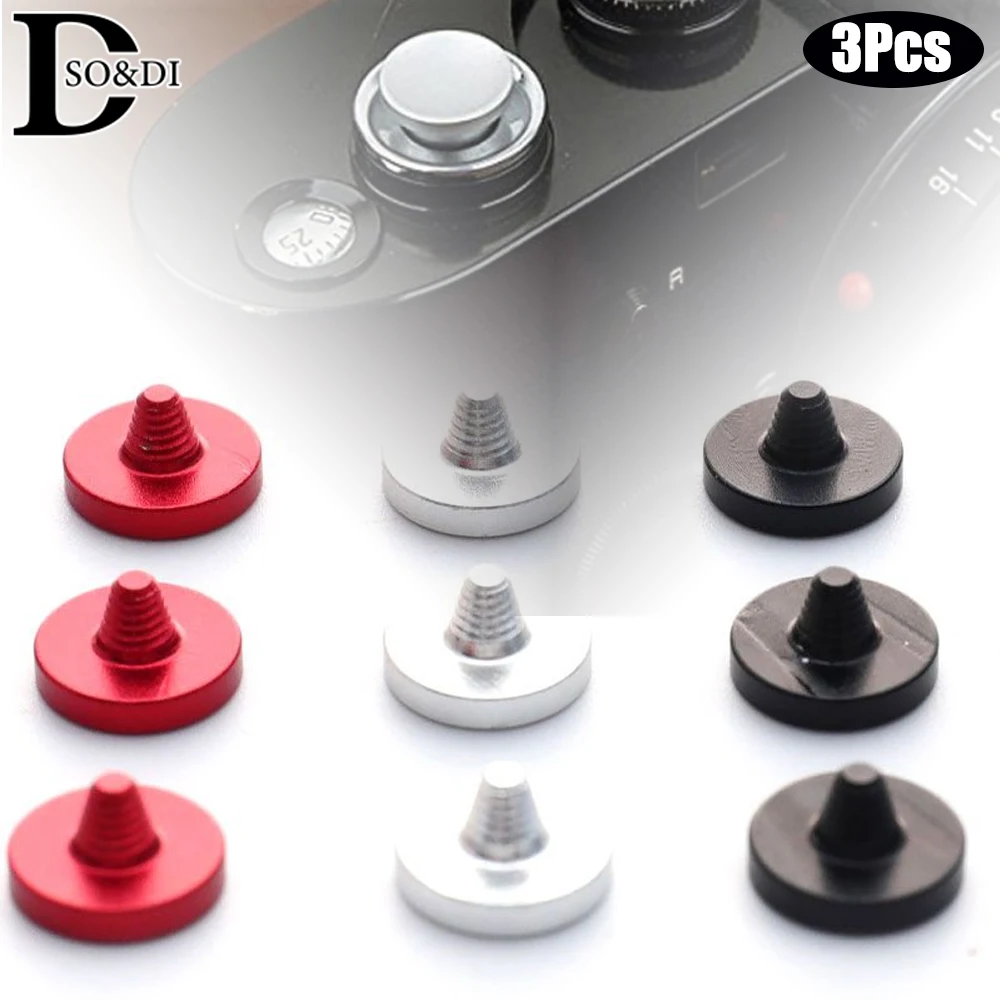3Pcs Universal Aluminum Alloy Durable Triggers Soft Shutter Release Button Micro Camera Replacement Parts For X100 X10 XPR XE1