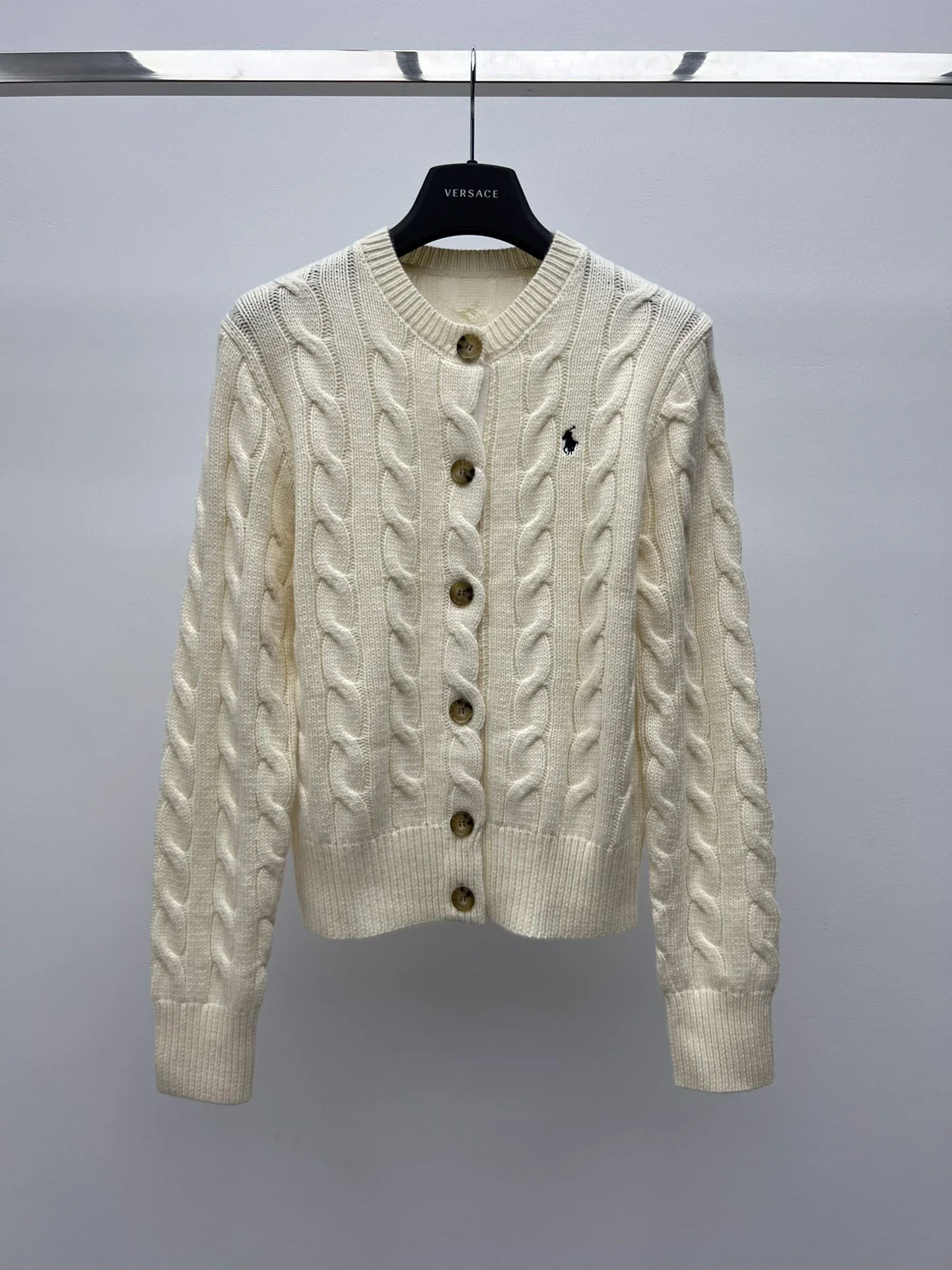 Classic Luxury Brand Women Men Pashm Cardigan Fashion British RALPH LAUREN‍‍‍ Knit Single-Breasted Sweater