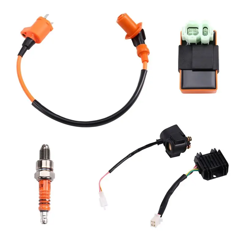 A58X-Voltage Regulator Rectifier For GY6 50-150CC Engine 6 Pin CDI Solenoid Relay Ignition Coil Spark Plug Motorcycle Scooter