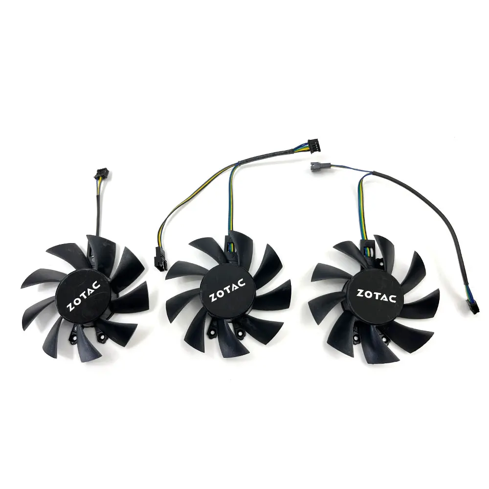 Novo 77mm 4pin gtx 1660 gpu ventilador, para zotac geforce rtx 2060 gtgtx 1660ti fan 1660 X-GAMING oc placa gráfica ventilador de refrigeração