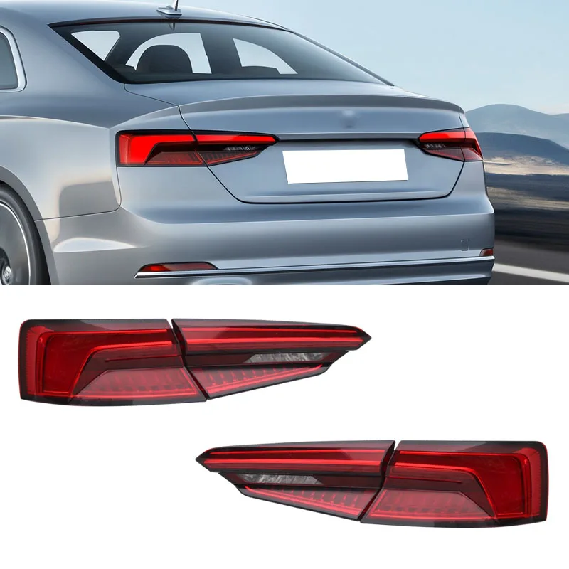 

LED Taillights For Audi A5 2017 2018 2019 2020 Reverse Lights Brake Lights Turn Flashing Lights Warning Lights Driving Lights
