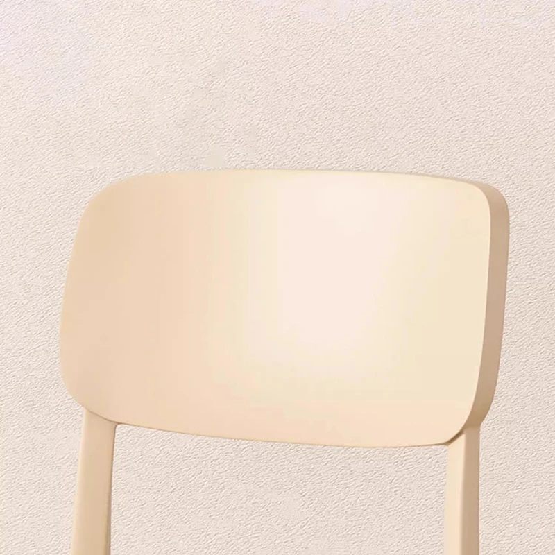 Plastic Modern Dining Chairs White Kitchen Home Bedroom Dining Chairs European Trendy Sillas De Comedor Furniture Decoration