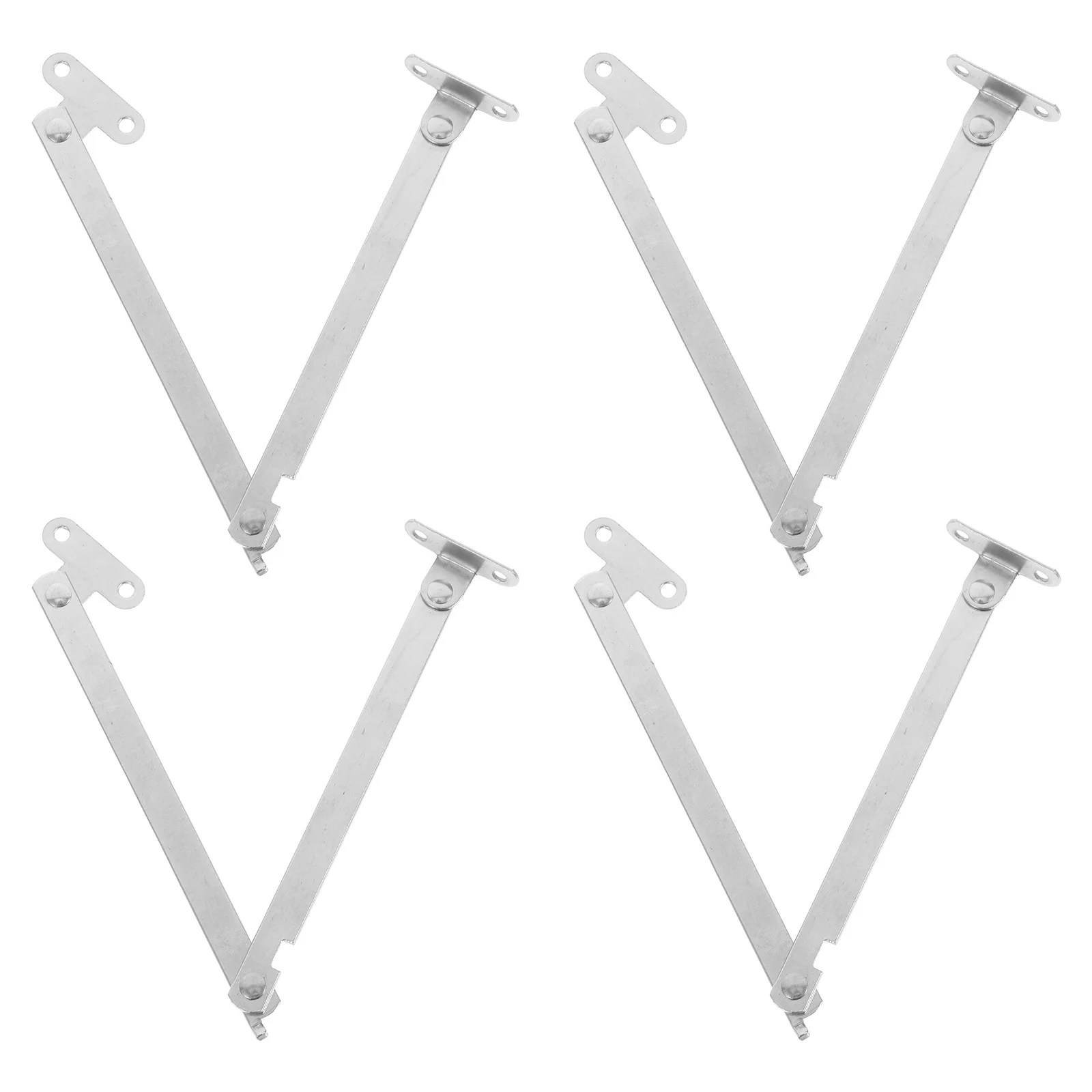

4Pcs Iron Folding Drop Down Hinges Heavy Duty Cabinet Support Hinges Lid Support for Kitchen Furniture Wardrobe Door