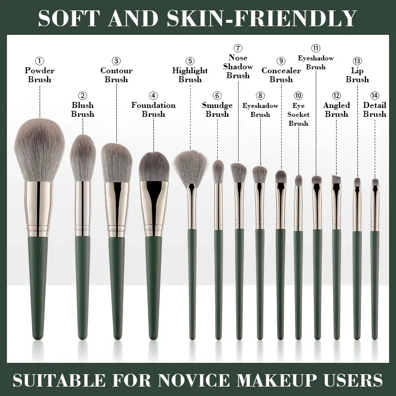 Makeup Brushes Soft Fluffy Makeup Tools Cosmetic Powder Eye Shadow Foundation Blush Blending Beauty Make Up Brush Beauty Tools