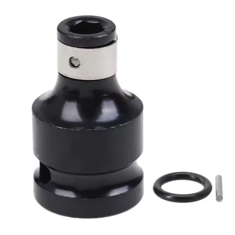 Electric Wrench adapter 1/2 Inch Square to 1/4 Inch Hex conversion head expansion bit Hex Ratchet Socket Converter 1pc