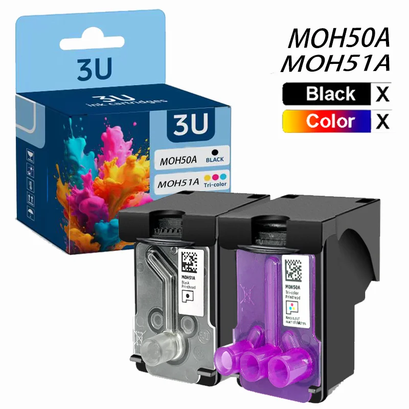 Głowica drukująca 3U M0H50A M0H51A Głowica drukująca do drukarki HP 5810 5820 GT5810 GT5820 Zbiornik z atramentem 310 311 410 411 318 418 315 415 319 419