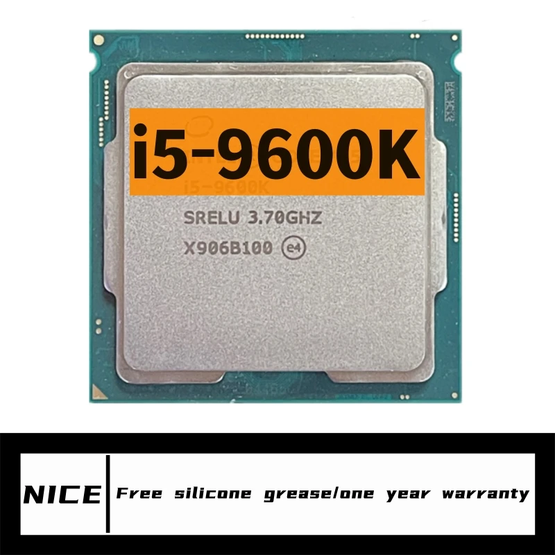 

i5 9600K 3.7 GHz Six-Core Six-Thread CPU Processor 9M 95W LGA 1151