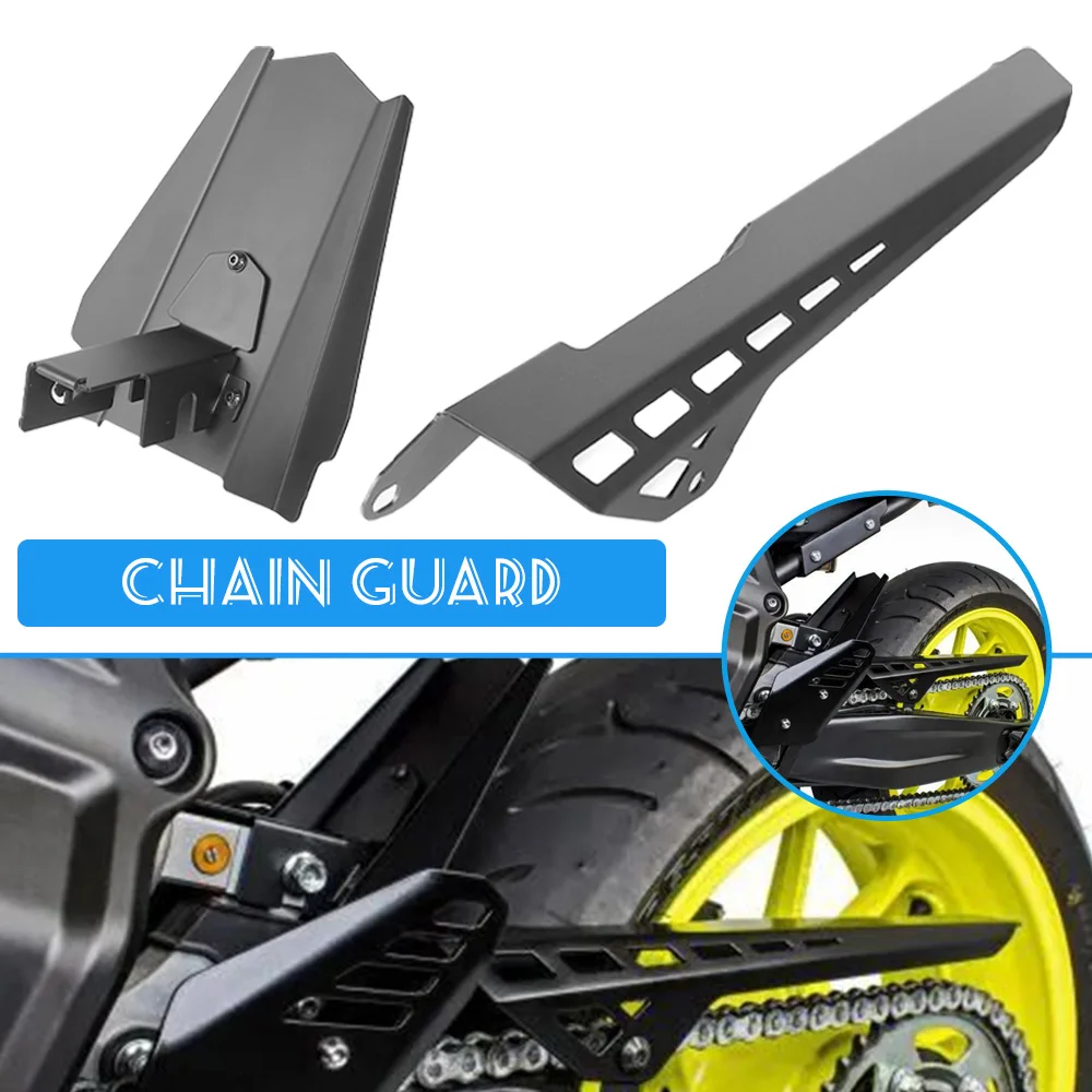 Motorbike Chain Guard Protector For YAMAHA MT-07 Moto Cage/Tracer FZ-07 XSR700 XTribute TRACER 700/7 GT/YZF R7 MT07 2013-2021