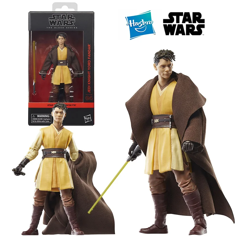 

Hasbro The Black Series Star Wars The Acolyte Jedi Knight Yord Fandar 16 см оригинальная фигурка модель игрушка в подарок коллекция