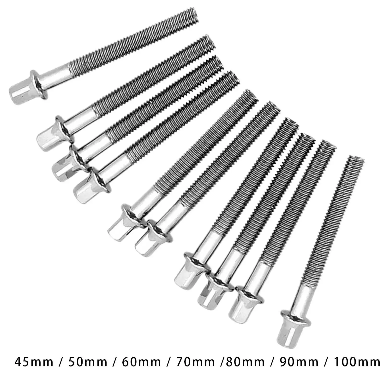 10x Drum Tight Screw Screw Rods Drums Accs Durable Easily to Install Musical