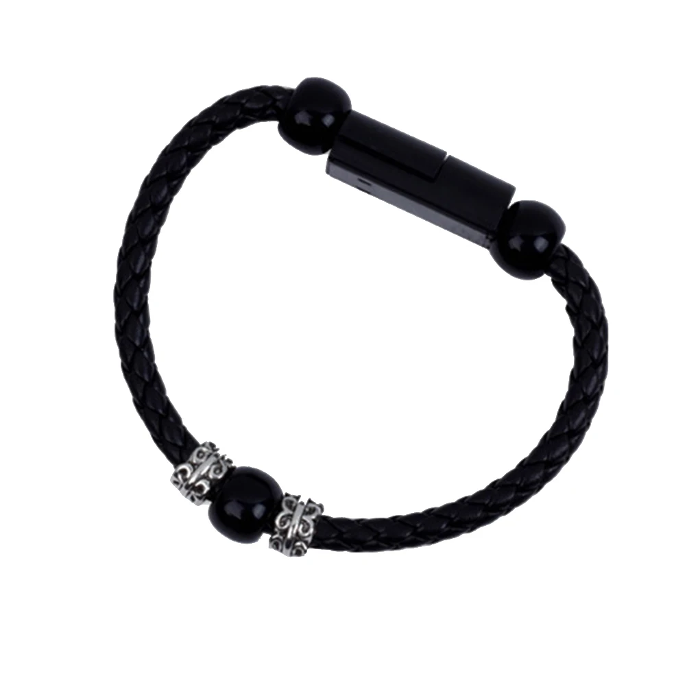 

USB Type Cable Braided Wristb Style Type C Cord Fast Data Sync Compatible Devices Portable Travel