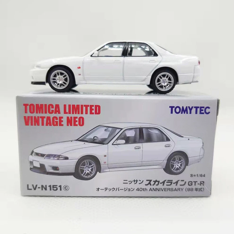 1:64 Tomytec Tomica TLV N151c NISSAN GT-R R33 F JDM Limited  Simulation Alloy Static Car Model Toy Gift