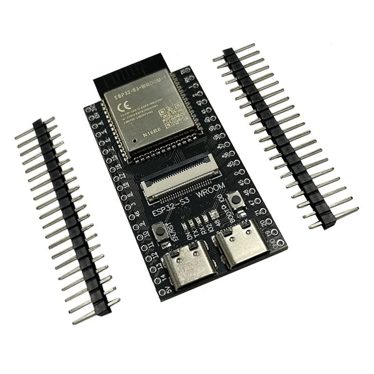 

T07C-ESP32-S3 WROOM CAM Development Board WiFi Bluetooth Module Onboard ESP32-S3-WROOM-1 N16R8 Module Dual TYPE-C Interface