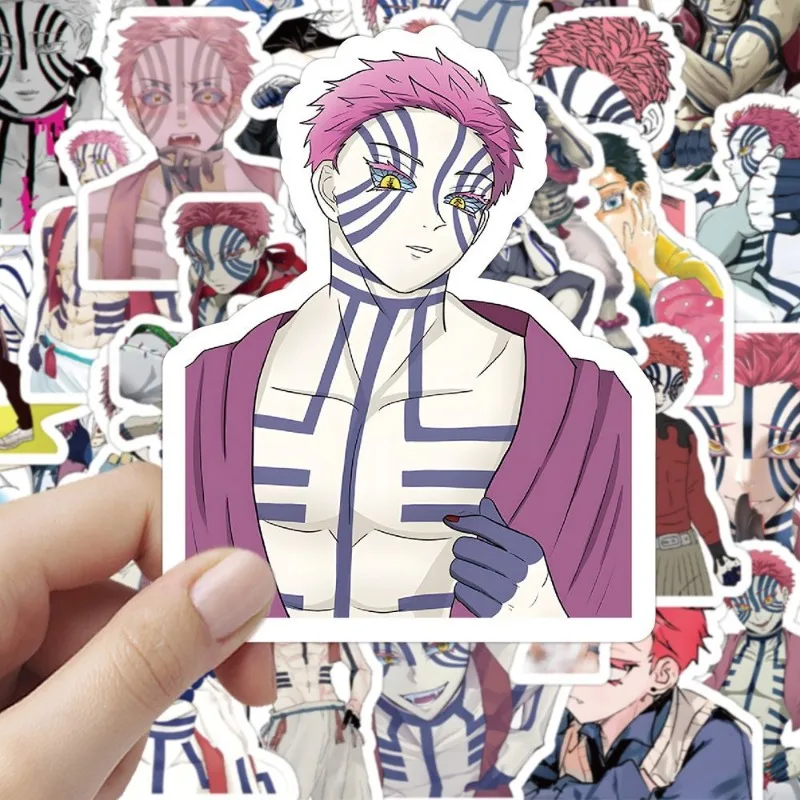 63개 만화 캐릭터 아카자 창의적인 그래피티 장식 스티커