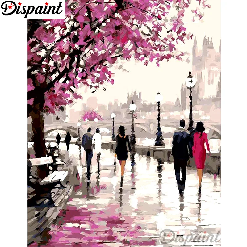 

Dispaint Full Square/Round Drill 5D DIY Diamond Painting "London street scenery" 3D Embroidery Cross Stitch Home Decor A12221