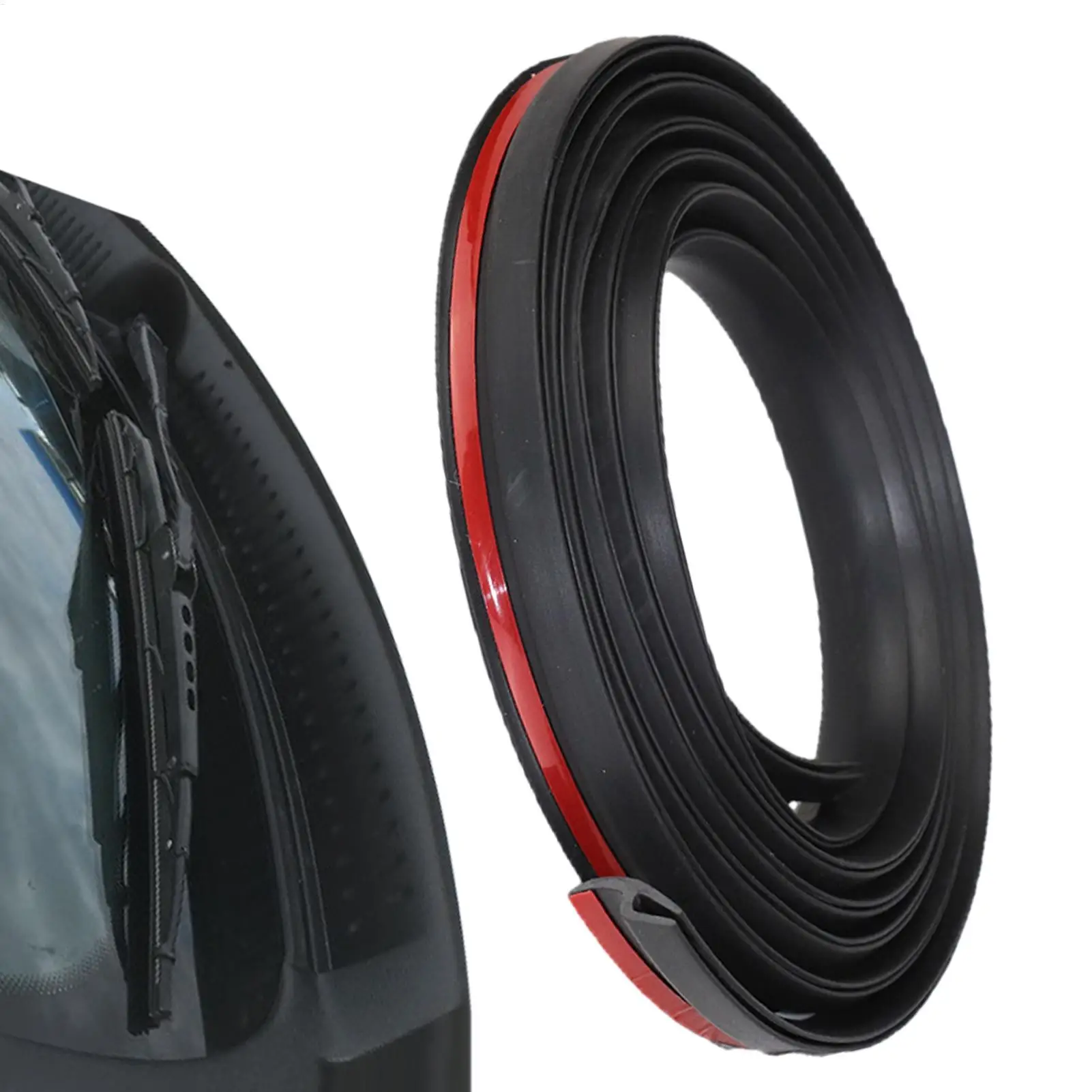 1/1.7/2M Multifunctional Car Seal Strip for Windshield Car Vehicle Sealing H Shape Flexible Universal Weatherstrip Trim