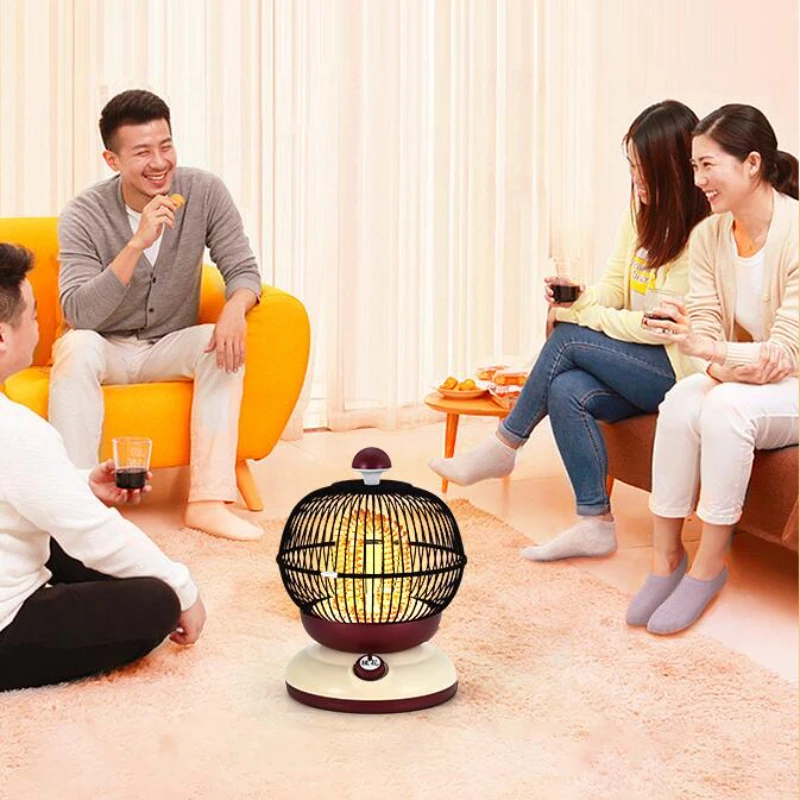 

2022 New Domestic Stepless Thermostat Bird Cage Electric Warmer Winter Quick Heat Oven Small Sun Home Heaters Fan Heater