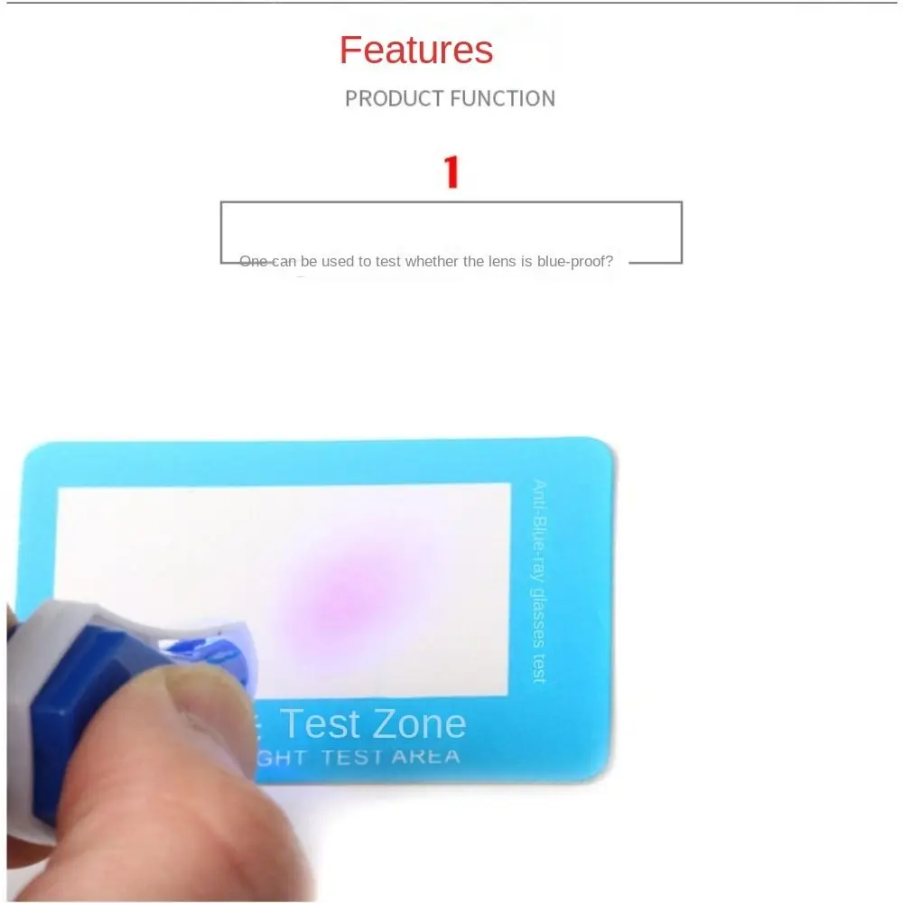 

10Pcs/Set Blue Ray Blocking Test Anti-Blue Test Light Portable Mini Purple Light Money Detector Innovative Practical