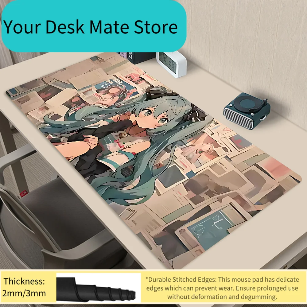 귀여운 하츠네 미쿠 치비 애니메이션 확장형 마우스 패드 - Pc Gaming Hatsune Miku 리뷰 및 가격