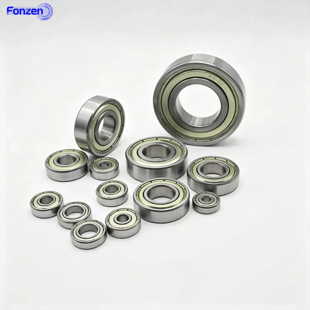 608ZZ Miniature Deep Groove Ball Bearing 8×22×7mm High Carbon/Chrome/Stainless Steel Double Metal Shield for Toys Scooters DIY