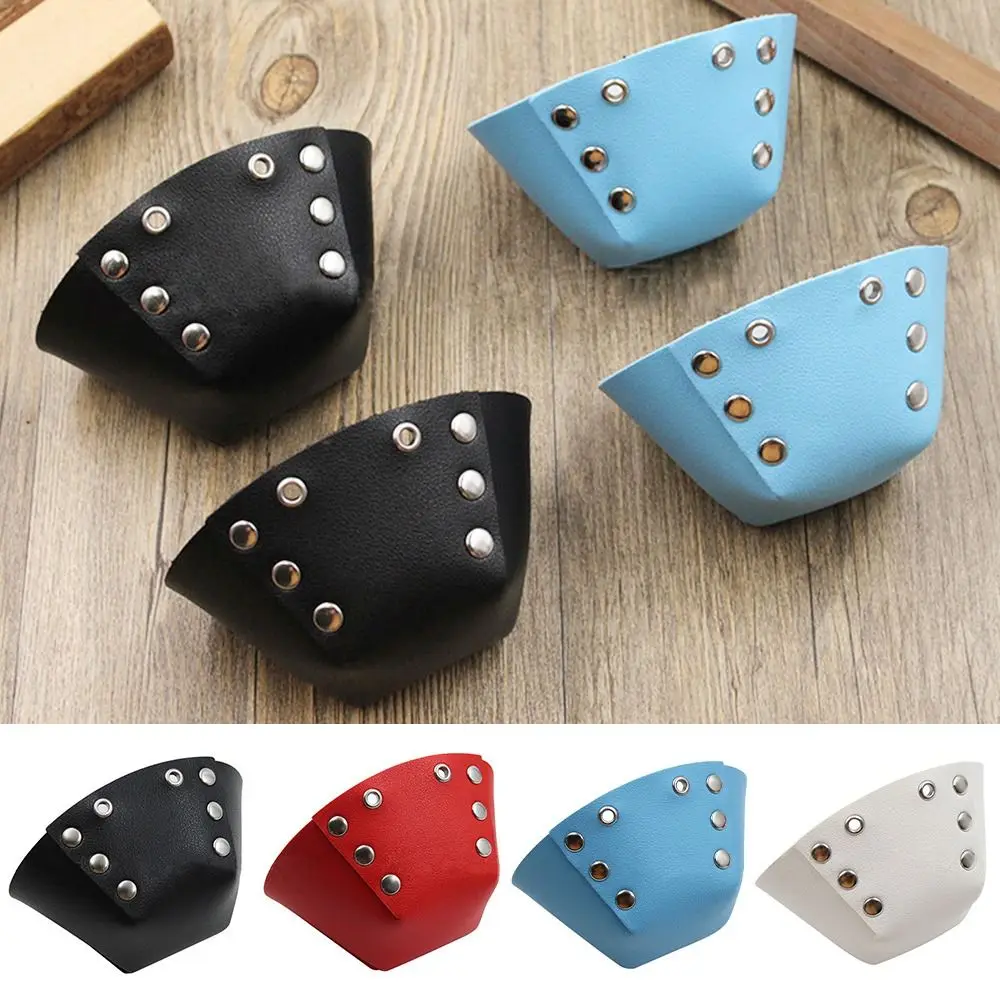 Roller Skate Toe Caps PU Leather Roller Skating Cap Protectors Skate Toe Guards For Roller Skates Toe Cap Shoe Shield