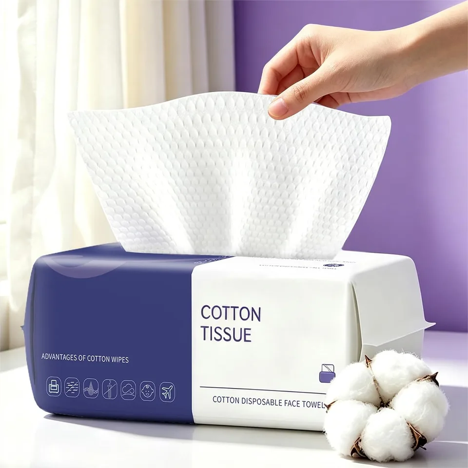 Ultra Thick Disposable Face Towels 100 Count