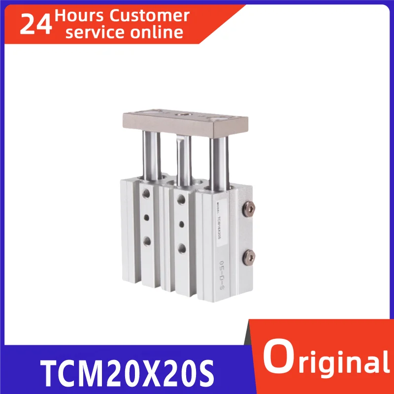 

Brand new original cylinder with guide rod TCM20X20S TCM20X25S TCM20X30S TCM20X40S