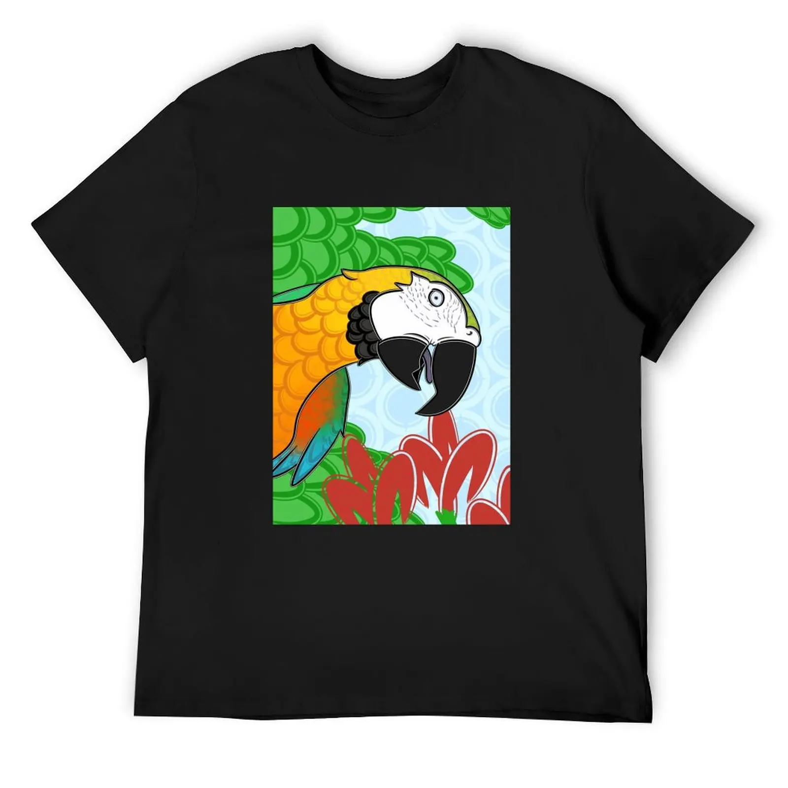 

Did Someone Say BIRDS! - Catalina Macaw T-Shirt anime stuff summer top blacks plus size clothes mens graphic t-shirts