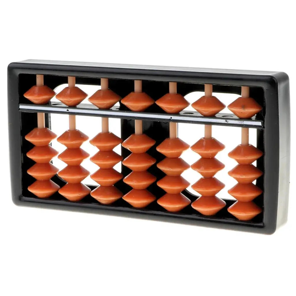 

Brown Beads Japanese Arithmetic Abacus Math Educational Toys
