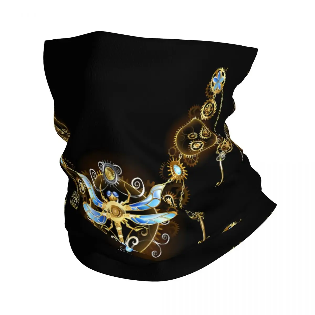 Dragonfly Scarf Neckerchief Neck Face Mask Polyester