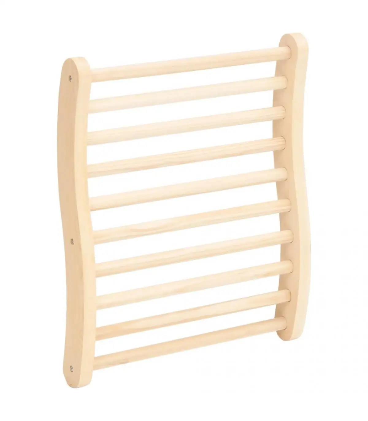 S-shaped solid pine wood sauna backrest Saunas