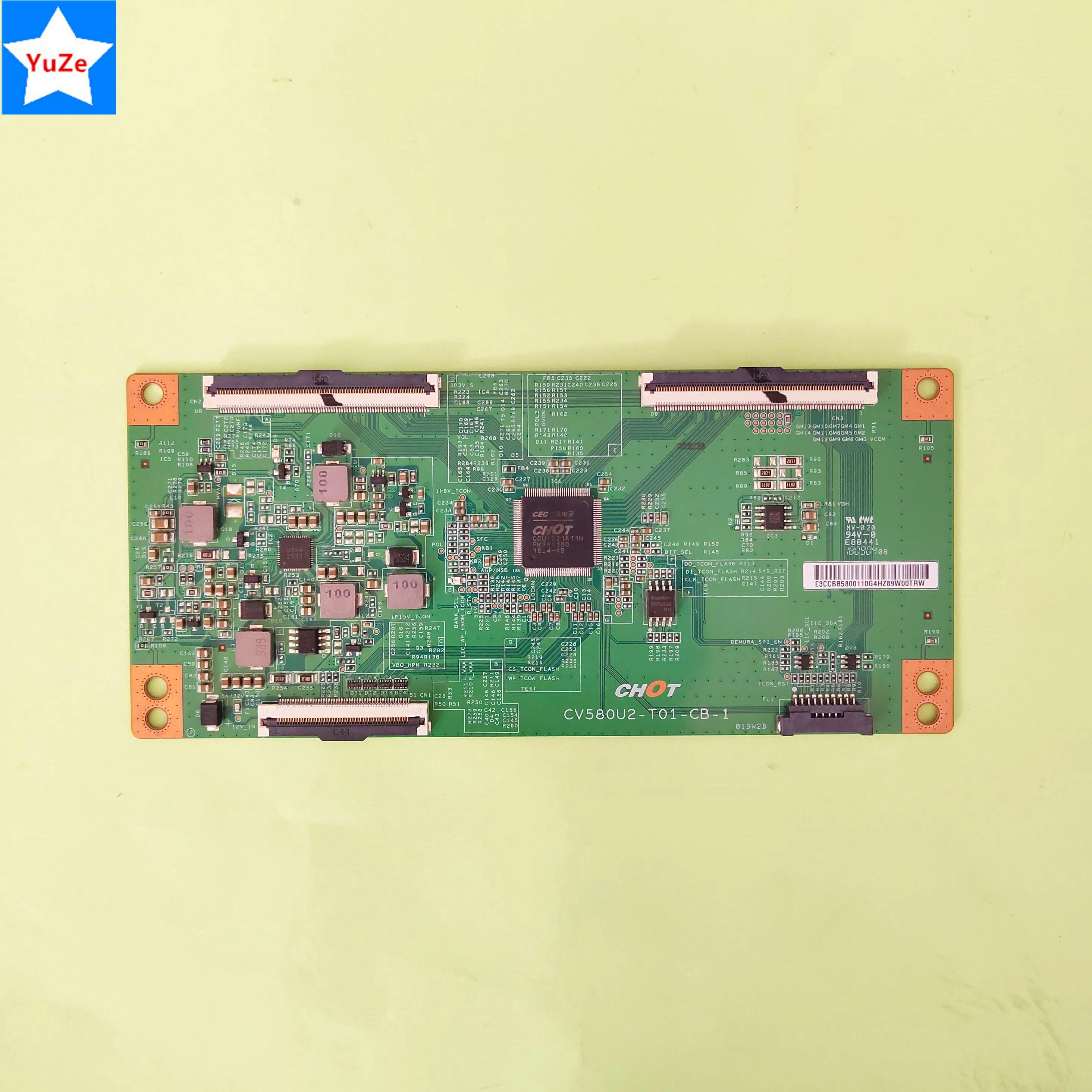 CV580U2-T01-CB-1 T-con Board for 58'' 58 inch 58R6E LC-58Q7330U 58PUS6203/12 HZ58A55 H58E3A 58HK6100U 58R7E1 TV Logic Board