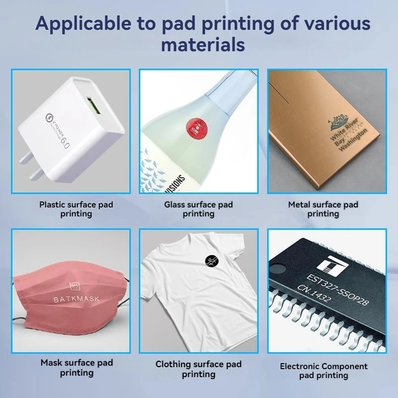Automatic Oil Cup Pad Printing Machine Plastic Two-color Insole Trademark Logo Small Pneumatic Printing Machine Scraper Electric