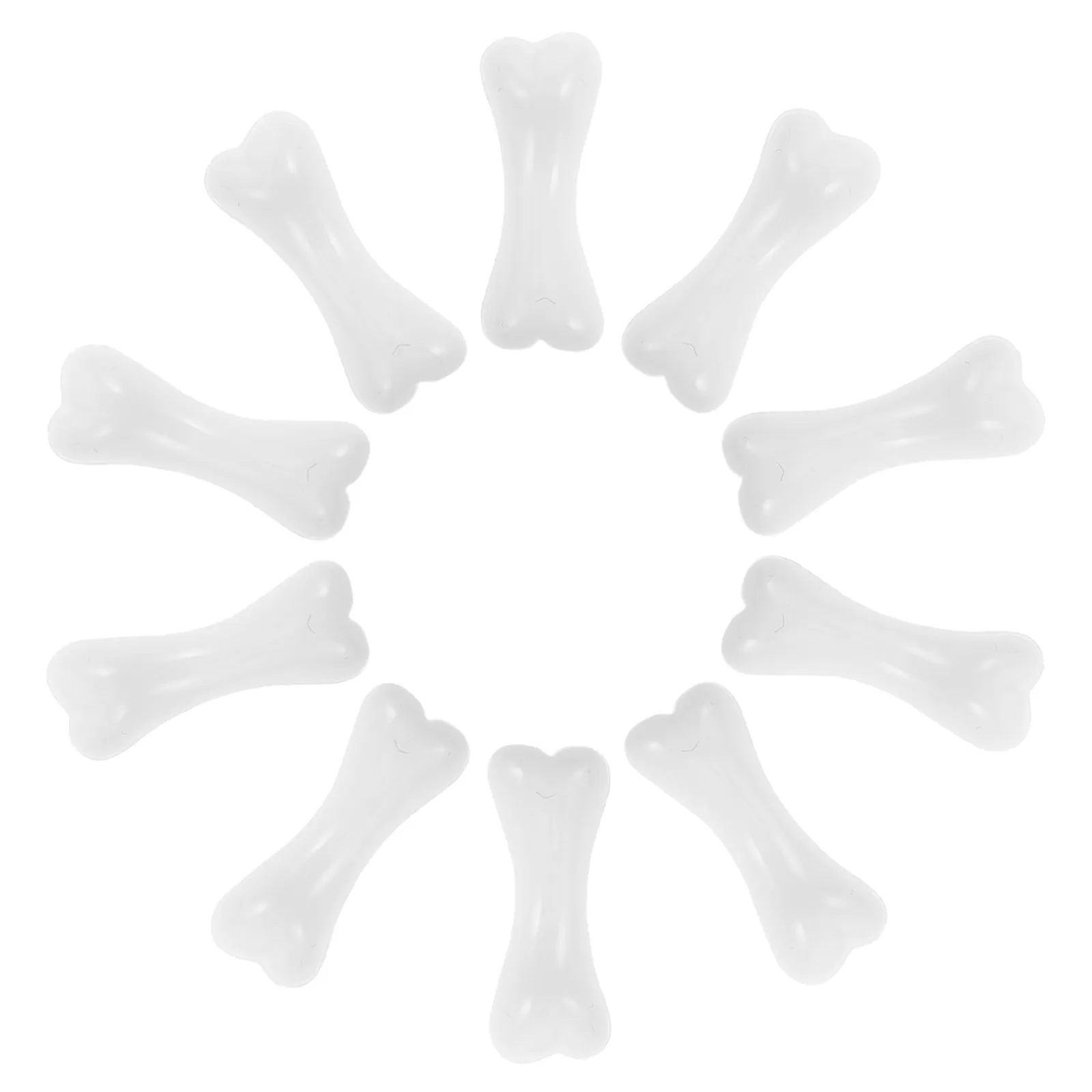 500Pcs Mini Bone White Plastic Simulation Halloween Party Accessories Craft Supplies Stage Performance Props