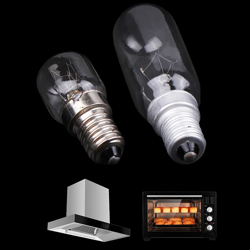 E14 LED Light For Home Cooker Hood Filament Lamp Extractor Fan Bulb High Temperature Resistant Lighting T22/T25 15/40W 220V Bulb