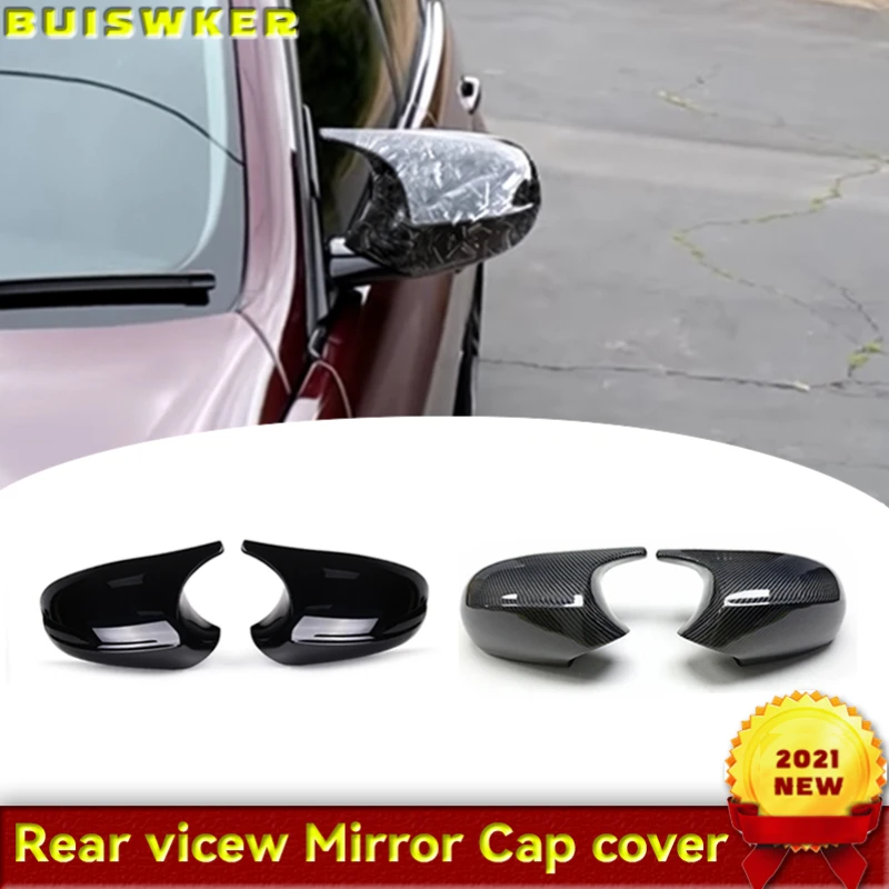 

E90 E91 Black M3 Style Cover E81 E82 E87 E88 for BMW 1 3 Series E92 E93 Carbon Fiber M Look Rear Mirror Cap Car Accessories