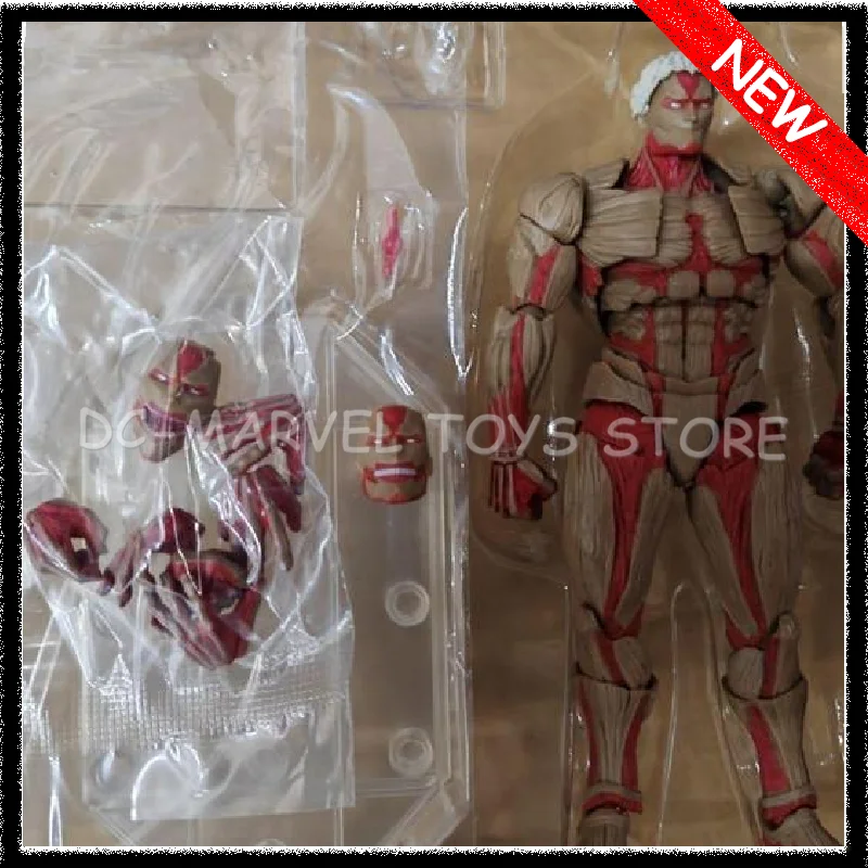 En Stock Ko Attack On Titan Reiner Braun increíble Yamaguchi Revoltech blindado Titan Reiner Braun modelo de figuras de acción Juguetes