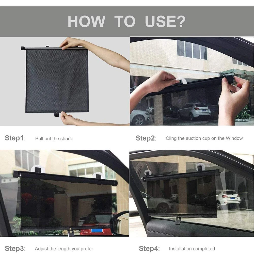 Car Windshield Sunshade Screen Cover Sunshade Protector Universal Cars Accessories Front Rear Side Windshield Solar Protection